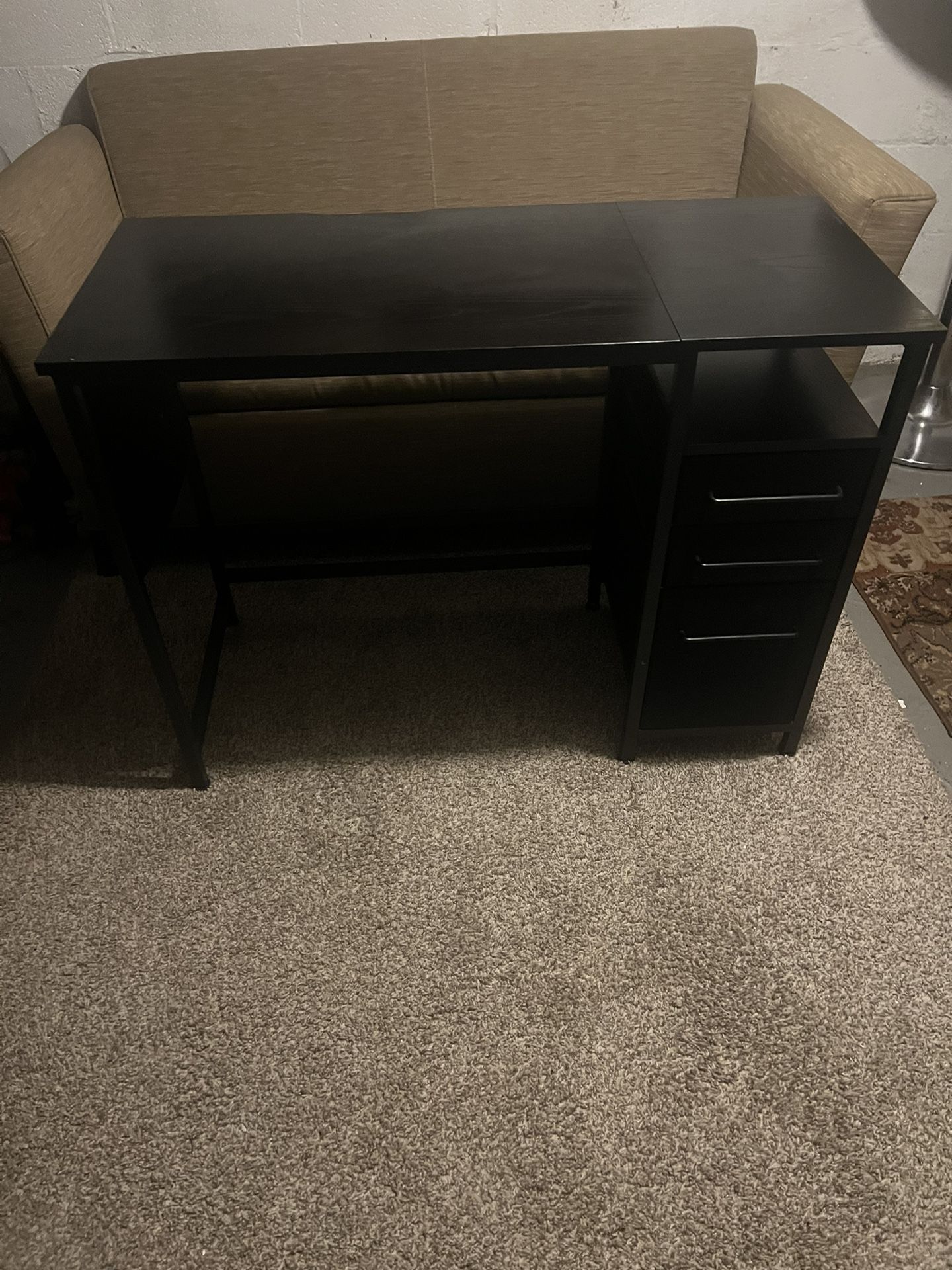 Small Black Desk