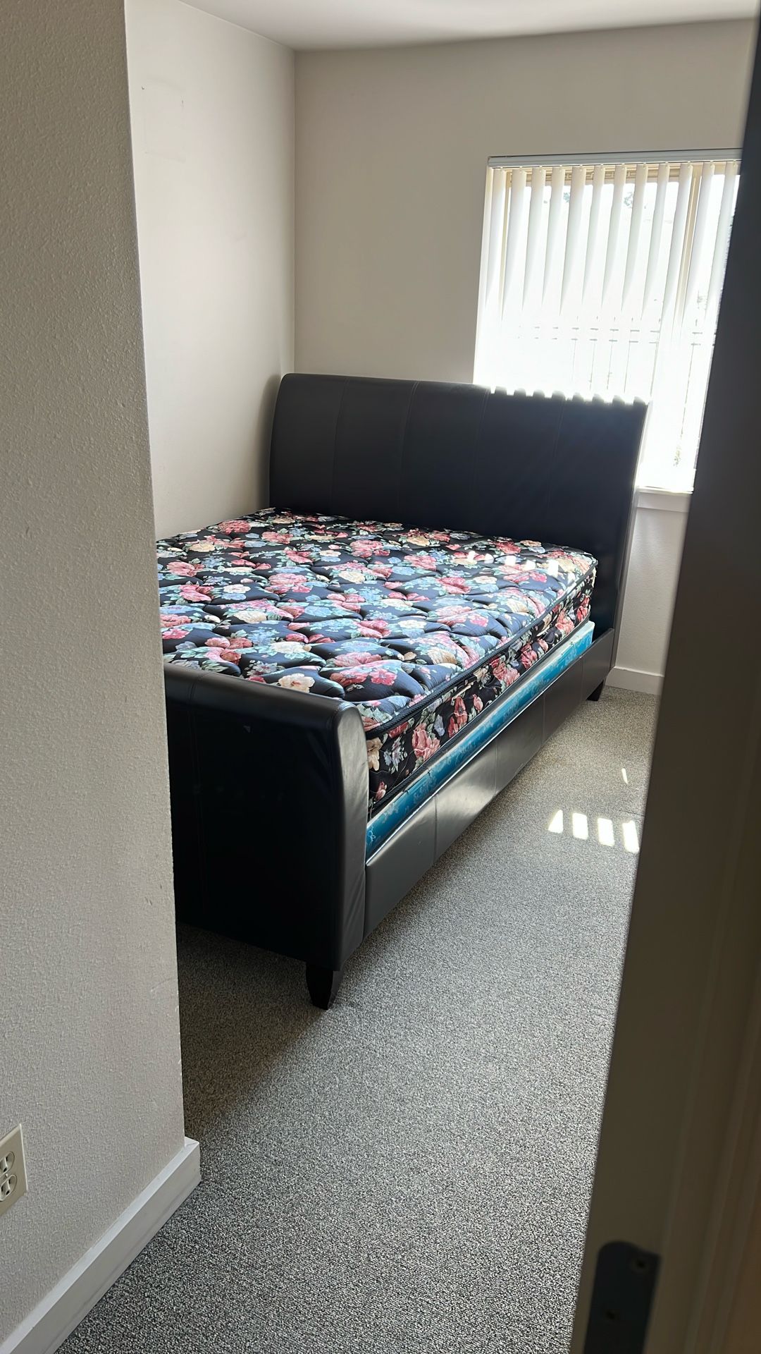 Bed Frame with Mattress 200$