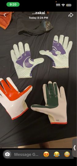 Miami gloves, and TCU glove