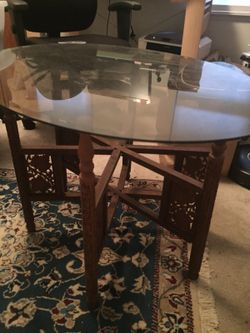 Antique hand carved Coffee Table.