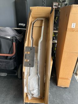 OEM 2025 GMC Sierra 1500 Diesel AT4 Front Bumper Lower Open Skid Plate Valance Chrome