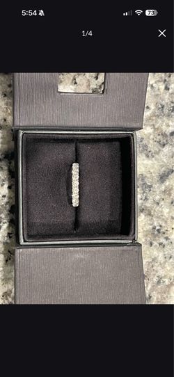 18 White Gold; 1.10 Ct Wedding Band