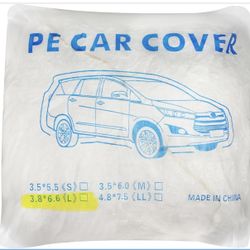 Disposable Car Cover Plastic Car Cover Car-Body Covers Universal Vehicle Covers for Sedan Outdoor Snow