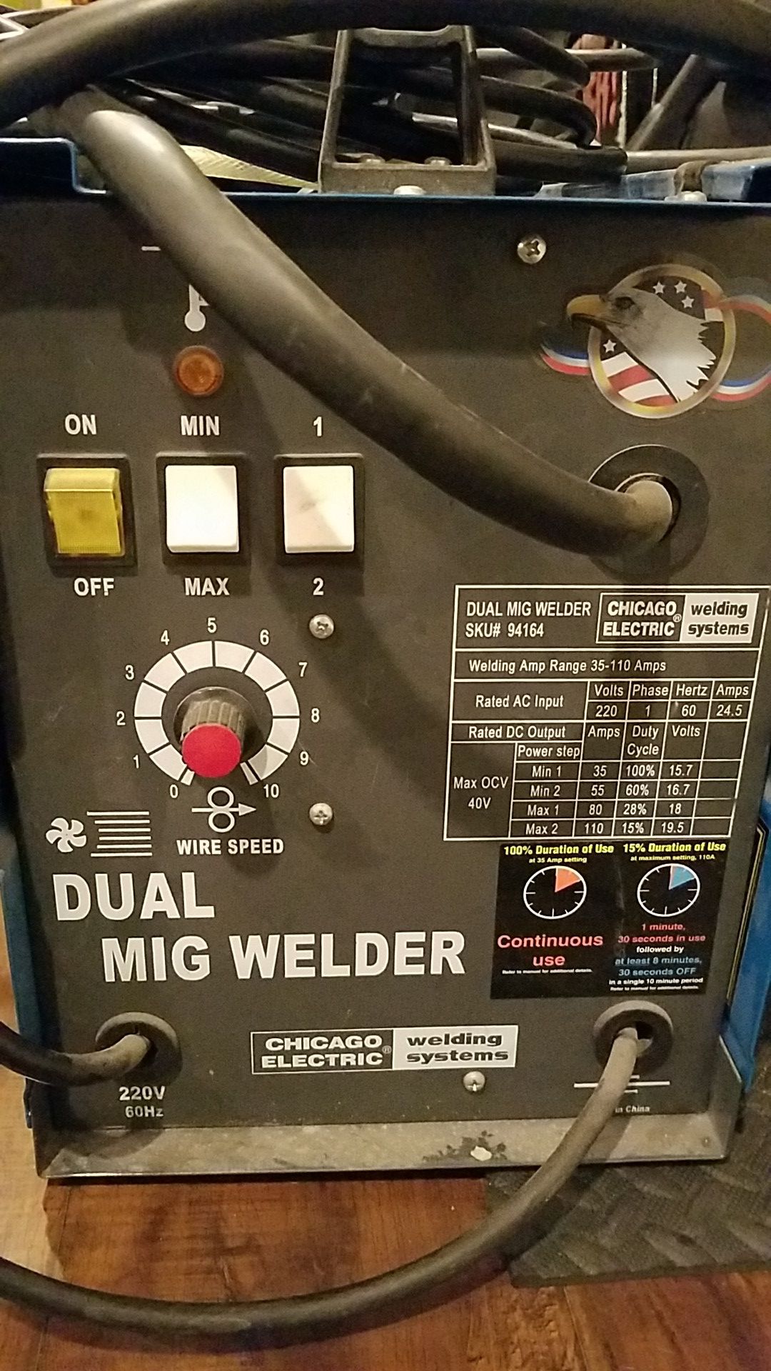 Chicago Electric Dual Mig Welder