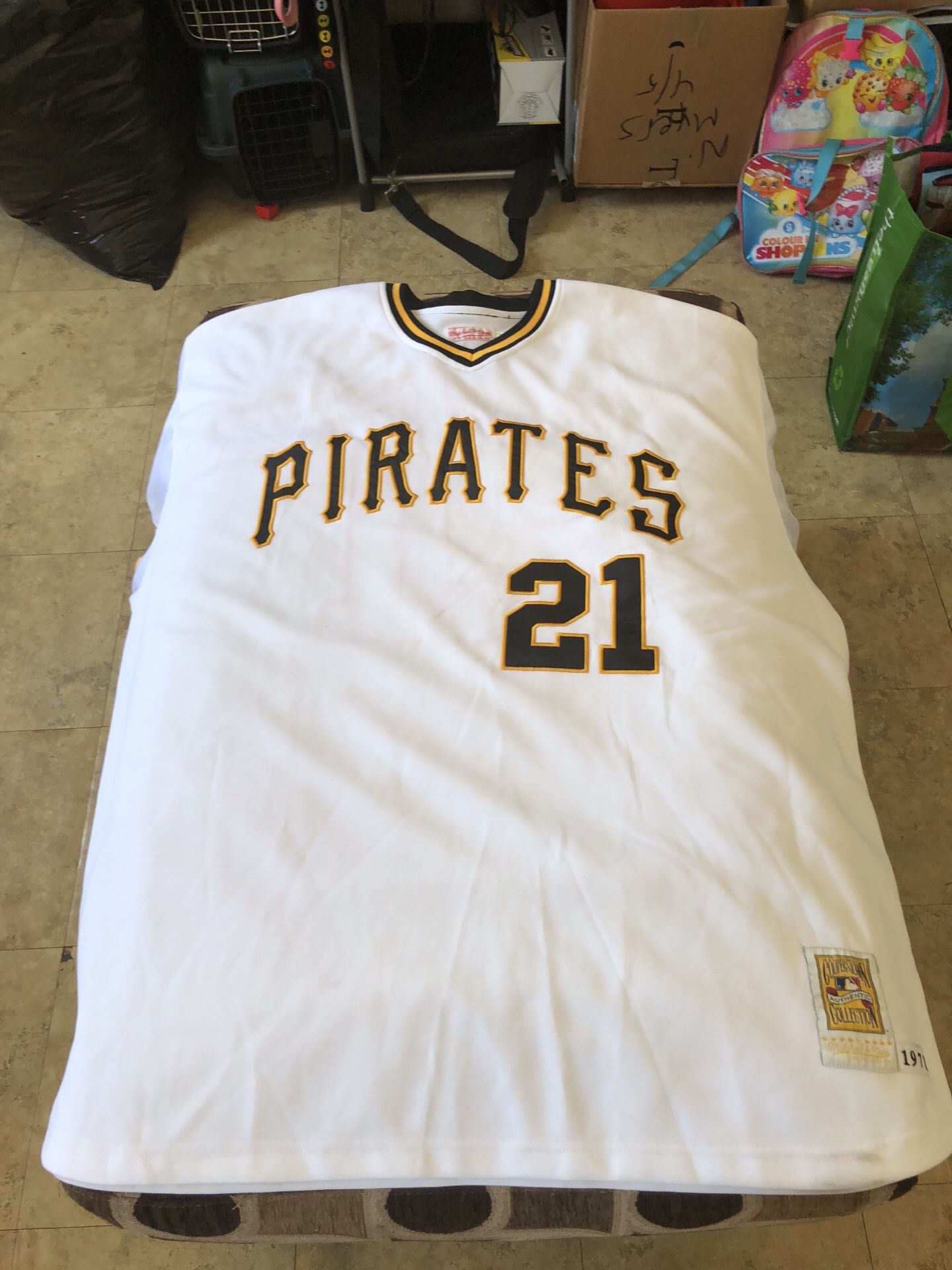 Pittsburgh Pirates Roberto Clemente 1971 authentic Mitchell Ness