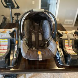 Baby Car Seat With 2 Bases