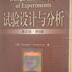 Design and Analysis of Experiments/ Biomedical Engineering/ text book