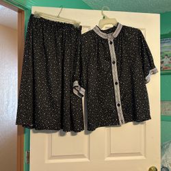 Blouse And Skirt