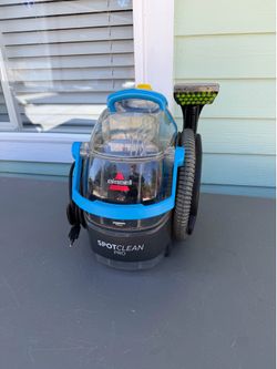 Bissell Spotclean Pro Carpet Cleaner Blue Upholstery Pets Dogs Cats