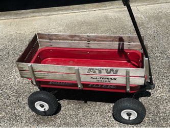Radio flyer wagon.