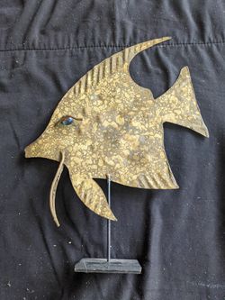 Metal Fish Sculpture 