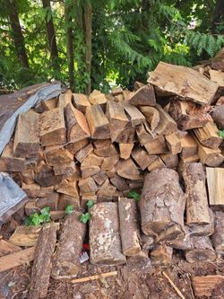 Pine firewood seasoned