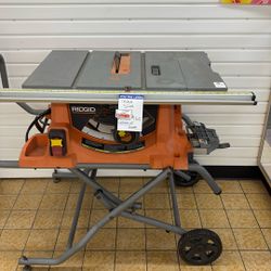 Ridgid Table Saw Layaway Today $12 Down 