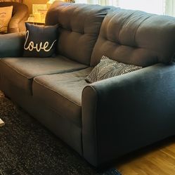 Navy Comfy Sofa Looks Like Demin 