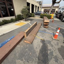 Wood Beams Repurposed 