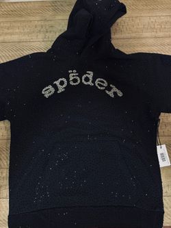 Spider hoodie rhinestone