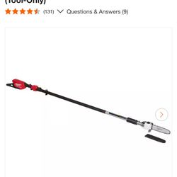 Milwaukee M18 FUEL 10 in. 18V Lithium-lon Brushless Electric Cordless Telescoping Pole Saw, 13 ft. Length (Tool-Only)$450