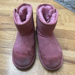 Kids Pink Ugg Boots Size 2