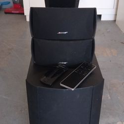 Bose Speakers Subwoofer And Sound Bar.