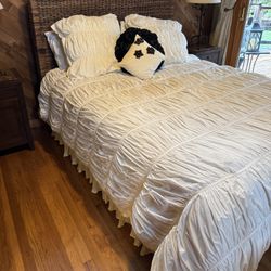 Queen Headboard and Frame