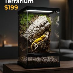 Custom Bioactive Terrarium – $199