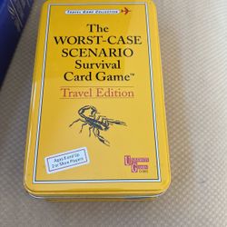 Worst Case Scenario, Survival Card Game, Travel Edition