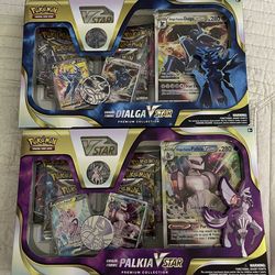 Pokemon TCG Origin Forme Palkia & Dialga VSTAR Premium Collection Box, 2  Boxes