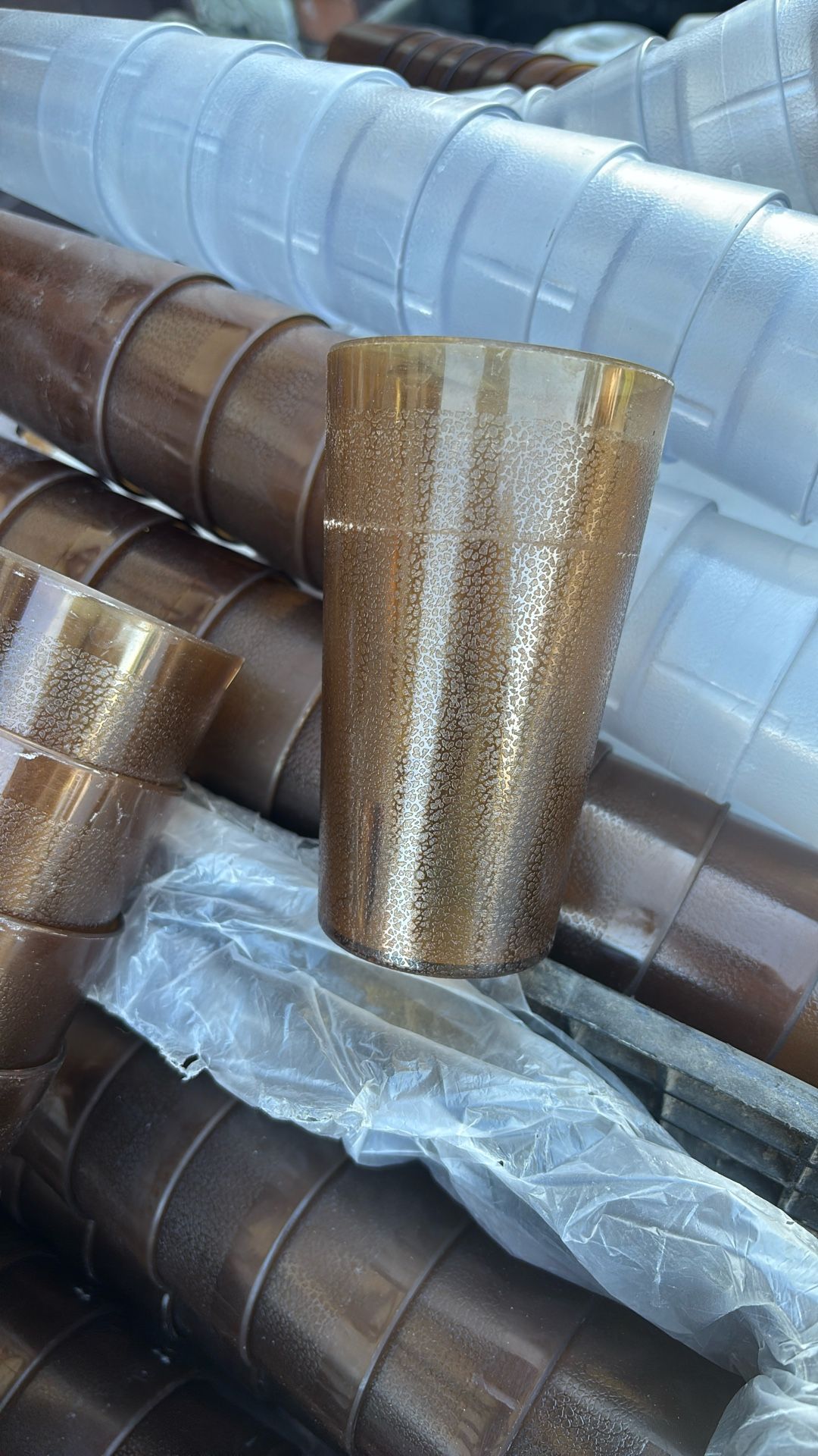 6 ounce drinking plastic glasses