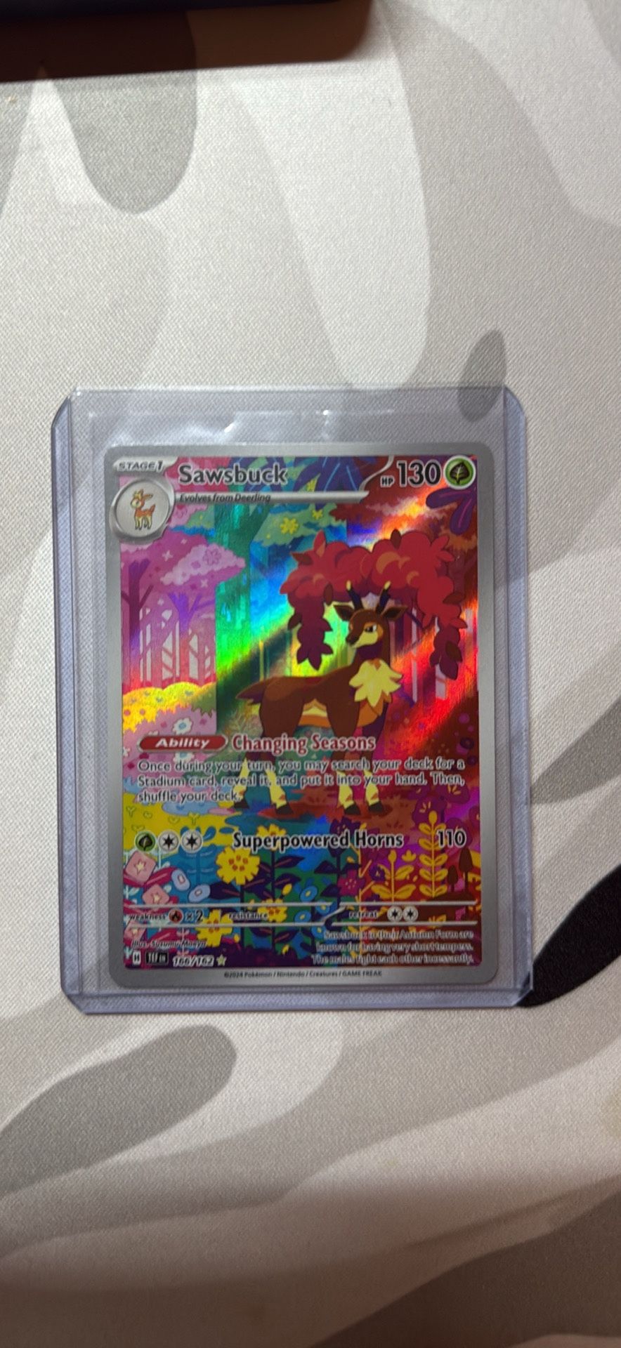Sawsbuck Pokémon Card ( Mint)