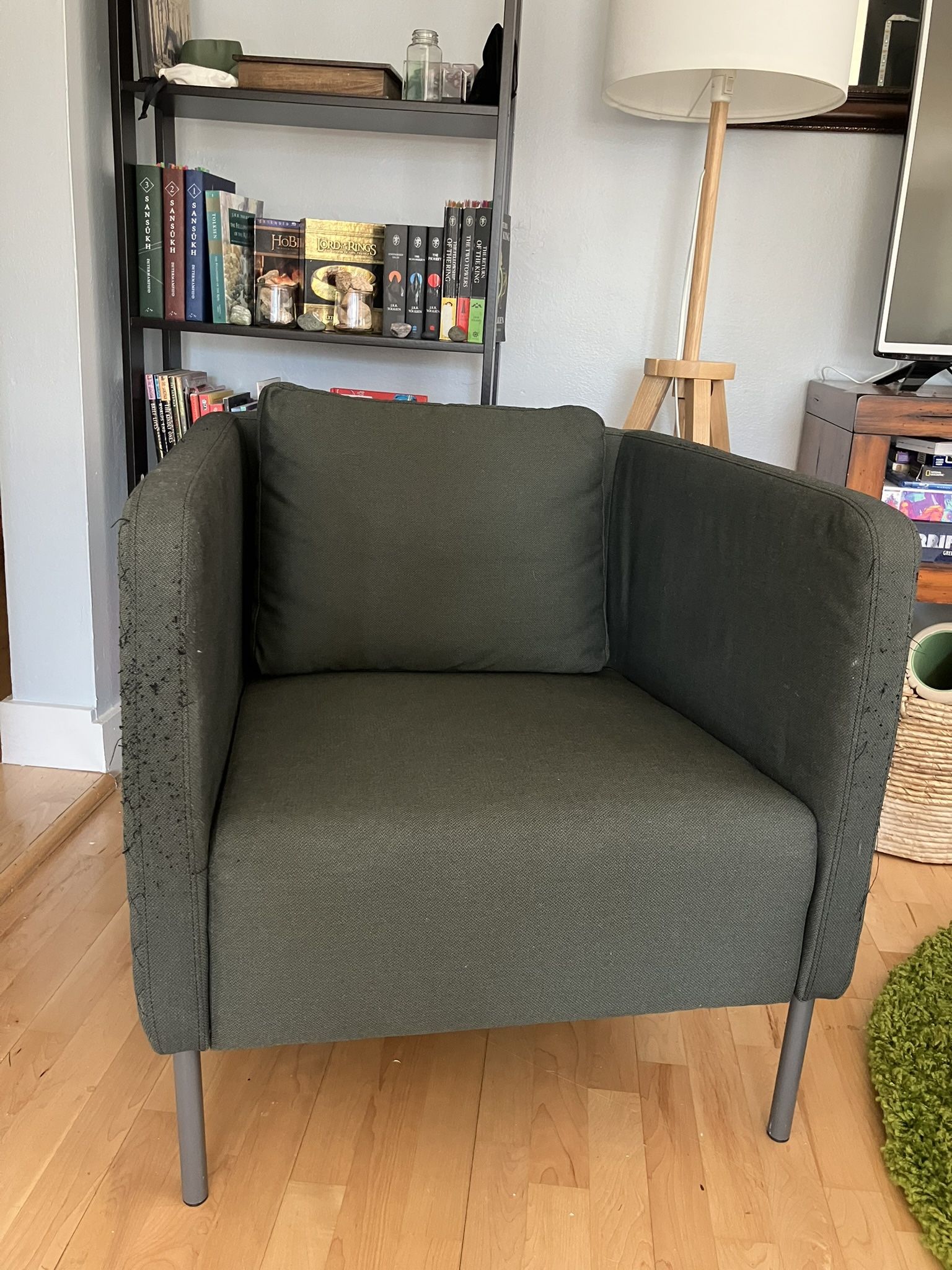 Green IKEA Armchair