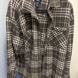 Men’s Fleece Button Up Medium 
