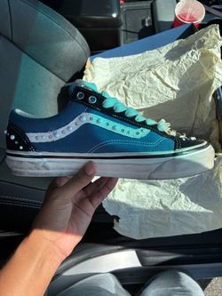 Blue Pearlized Vans size 7.5