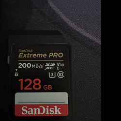 extreme pro 200mb/s 128gb