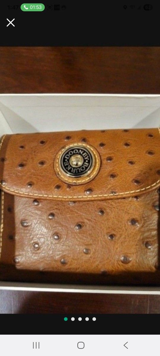 Dooney and Bourke Wallet Ostrich Collection