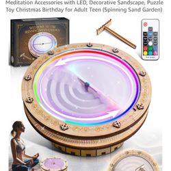 Spinning Sand Garden/ 3D Wooden Puzzle 