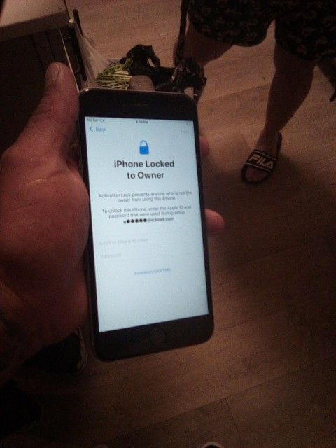 Iphone 6s Plus Locked 