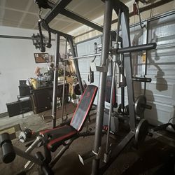 Marcy Smith Machine / Cage System with Pull-Up Bar and Landmine Station | SM-4033