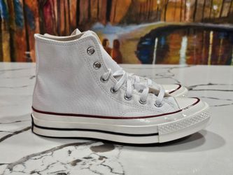 Converse Chuck 70 Hi White Garnet Size 7.5, 9.5, 10 US Women's 