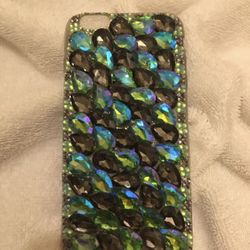 iPhone 7 Plus Tear Drop Rhinestone Back Case 