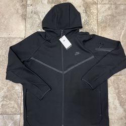 Nike Tech Fleece Zip Up Hoodie Black Sportswear HV0949-010 Mens 2XL-Tall Set Jacket&pants 
