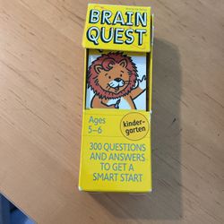Brain Quest 5-6 Years Kindergarten 