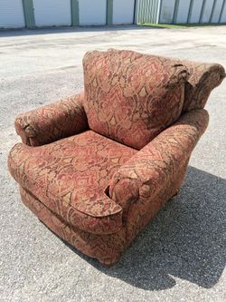 Oversized Upholstered Accent Armchair