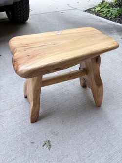 Wooden stool