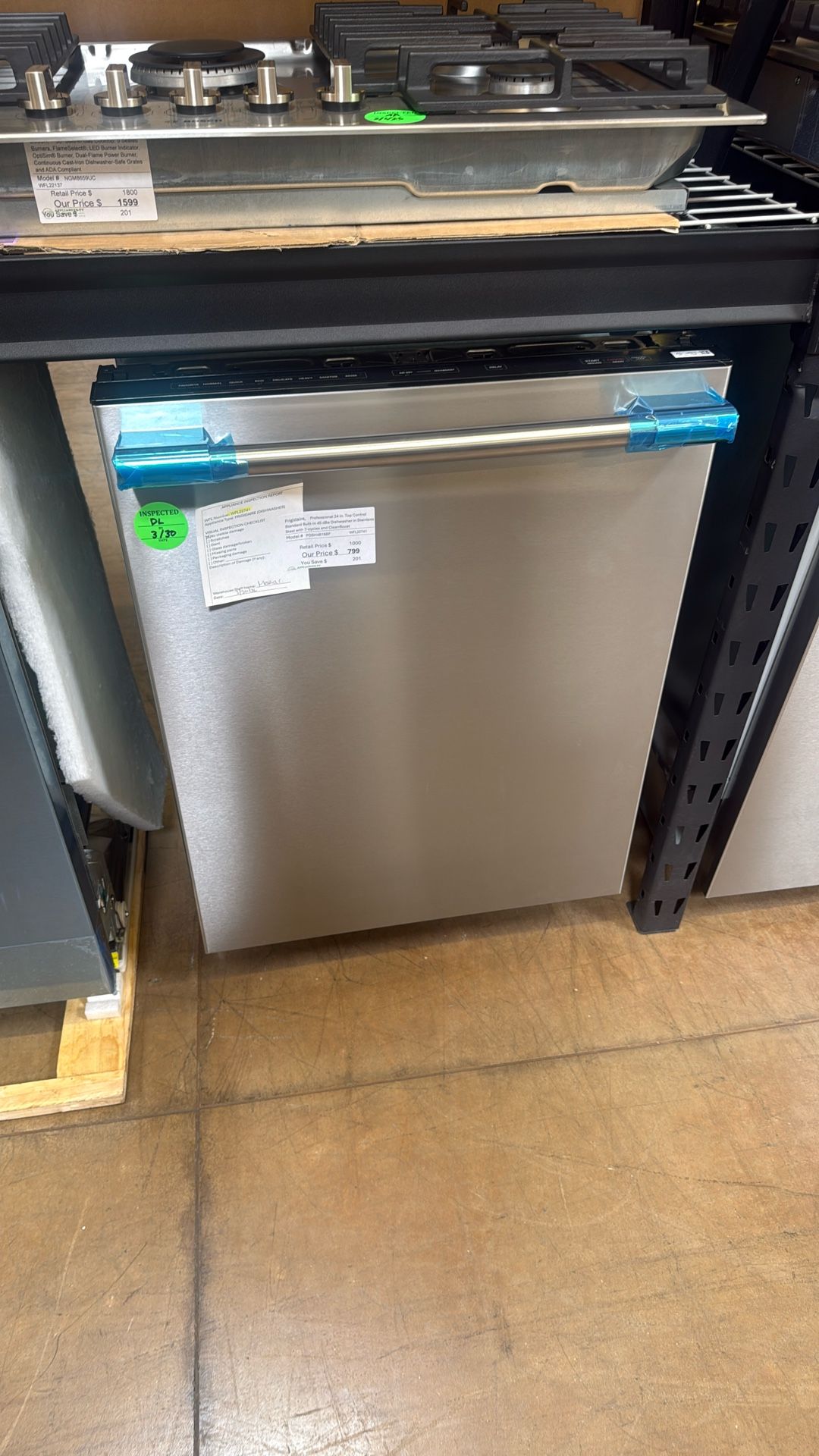 Frigidaire Professional 24” dishwasher
