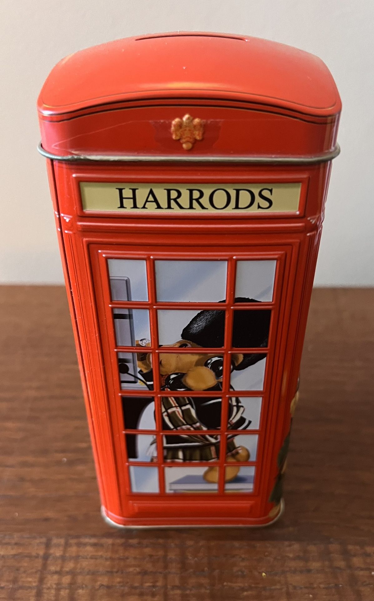 Harrods 2013 Telephone Kiosk Coin Bank Tin