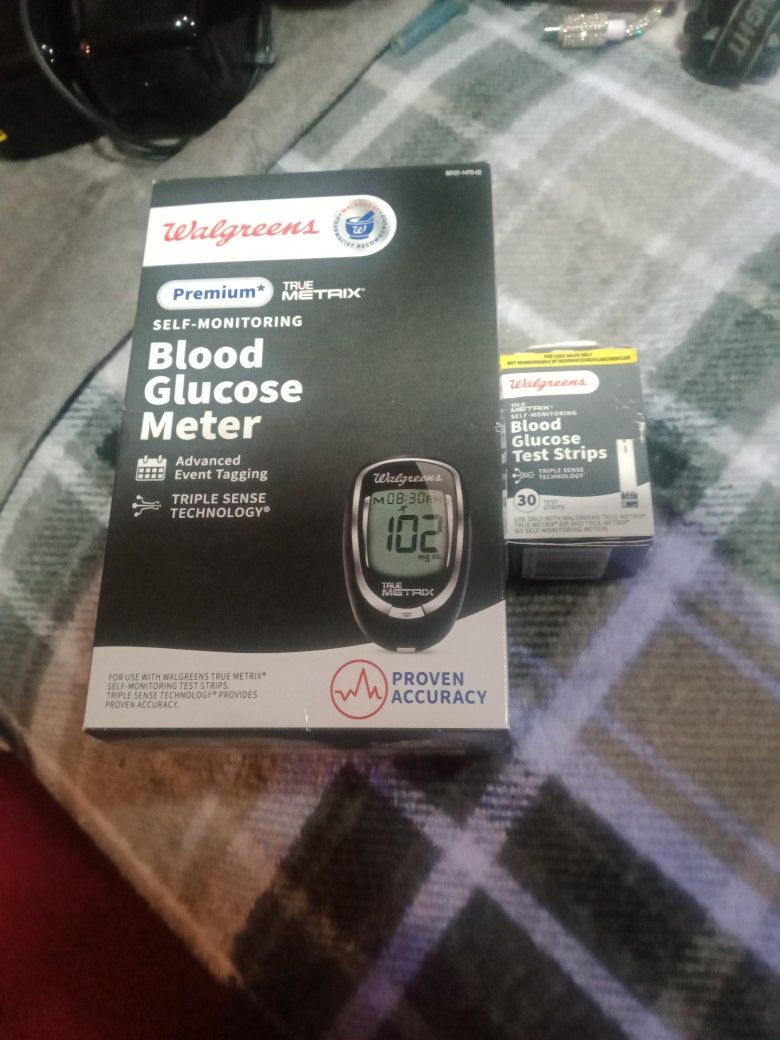BLOOD GLUCOSE METER & STRIPS