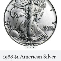 American Eagle 1988 Coin Ms 69