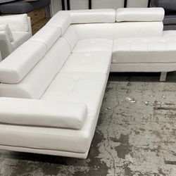 New White Modular Sectional (Finance and Delivery)