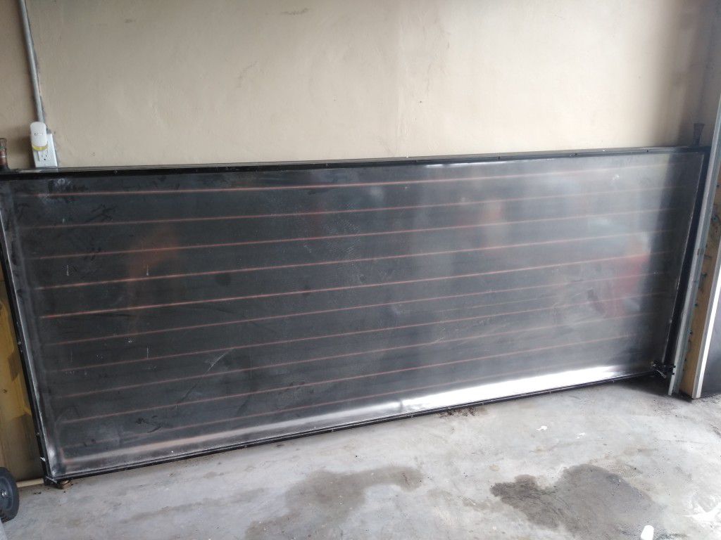 Solar water panel heater