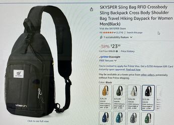 New Sling Bag RFID Bag